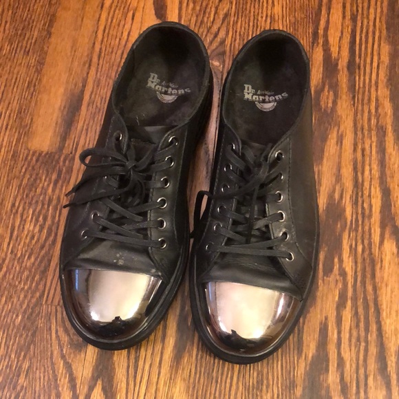 Dr. Martens Shoes - Dr. Martens Alexei Sneakers with Metallic Toe Caps